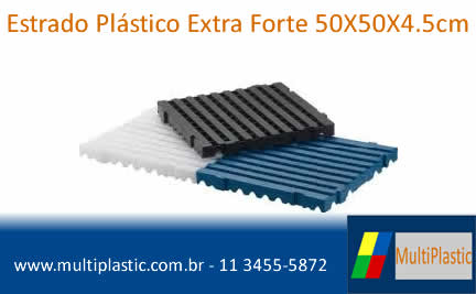 Estrado Plástico 50X50X5cm.